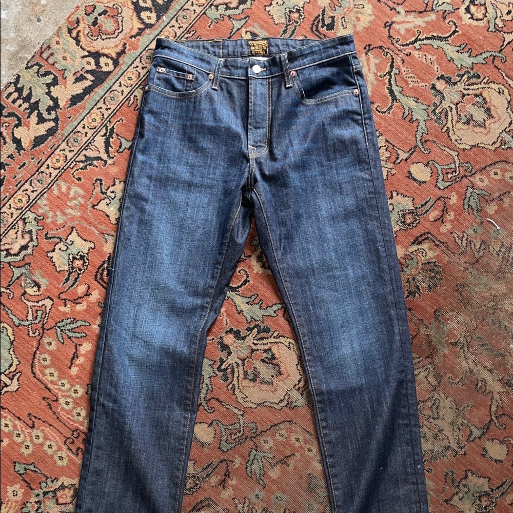 Civilianaire Allen Edmonds Men's Straight Jeans - Dark Blue